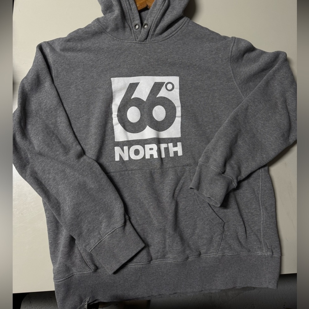 Gray 66north (Icelandic brand) Pullover Hoodie Sweatshirt